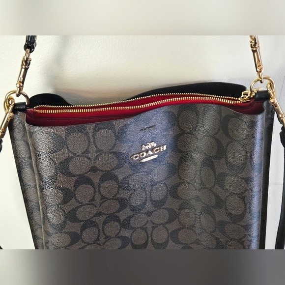 Coach Signature Logo Mollie Bucket Bag, CA561, Shoulder Or Crossbody - Picture 8 of 10